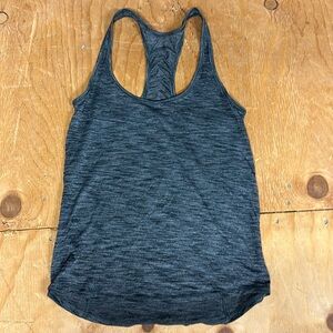 Lululemon racerback tank - gray/black